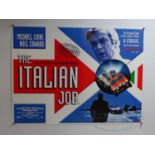 THE ITALIAN JOB (1969) (1999 BFI rerelease) - A UK quad movie poster for the 30th Anniversary