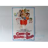 A pair of CARRY ON UK one sheet movie posters comprising CARRY ON ROUND THE BEND (1971) and CARRY ON