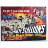 WALT DISNEY : A group of UK quad film posters to include FLIGHT OF THE WHITE STALLIONS (1963) ;