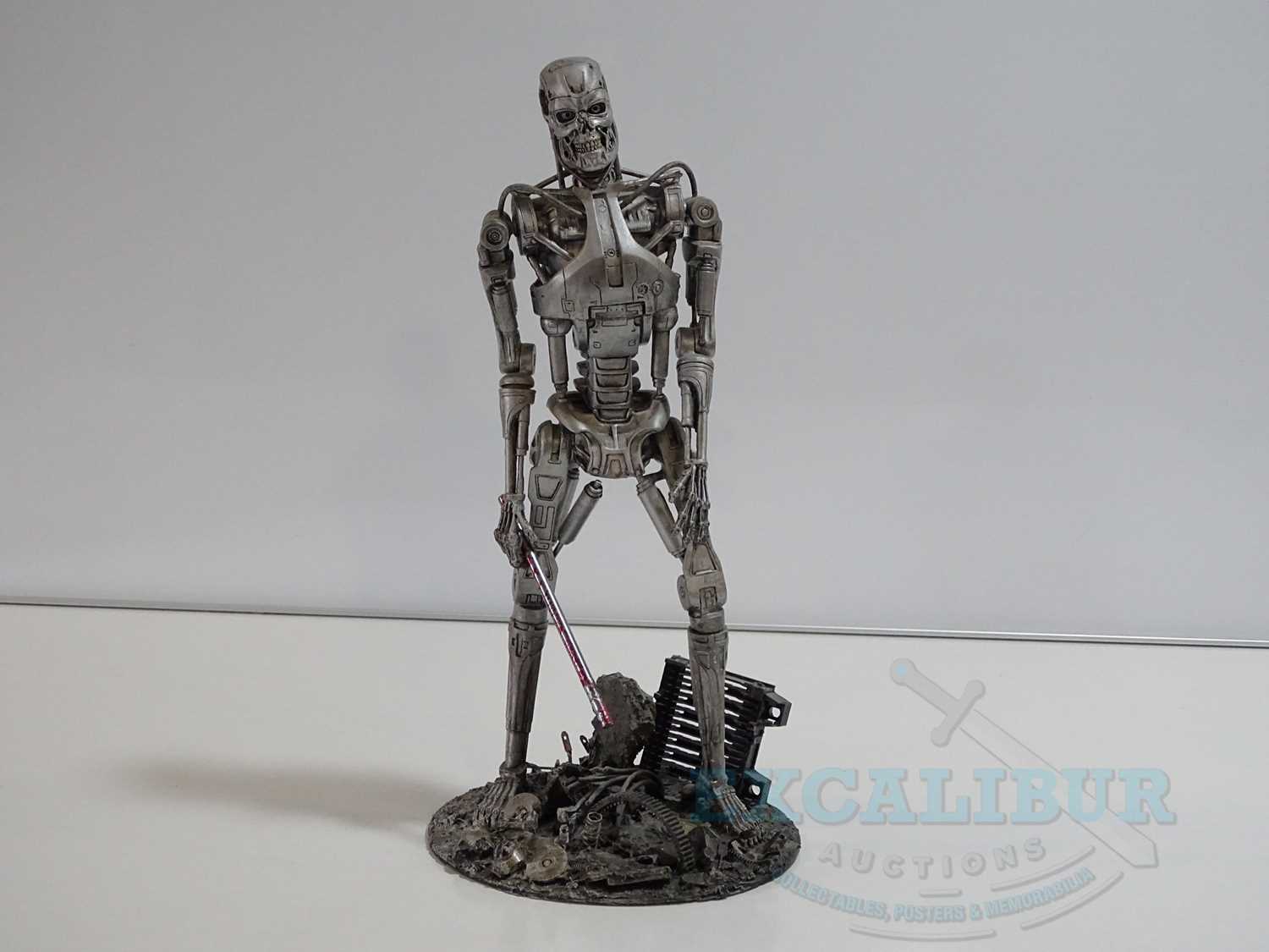 TERMINATOR (1984) - A unique handmade resin and metal sculpture made by John Pilkington (1 in lot)