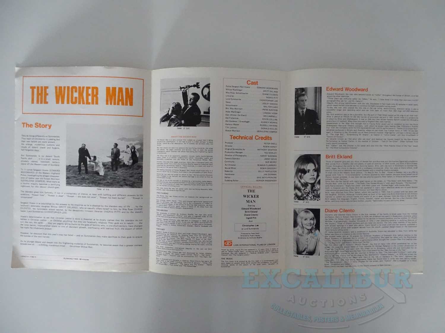 THE WICKER MAN (1973) - A British press campaign brochure - Flat/Unfolded (as issued)(1 in lot) - Image 2 of 2