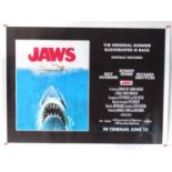 JAWS (2012 rerelease) - A UK quad film poster - some paper damage, please refer to photos (1 in