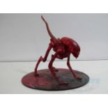 ALIEN 3 (1992) - A unique handmade resin and wood Alien made by John Pilkington (1 in lot)