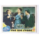 THE MARX BROTHERS - 'The Big Store' (1941) US lobby card - 36cm x 28cm - Flat/Unfolded (1 in lot)