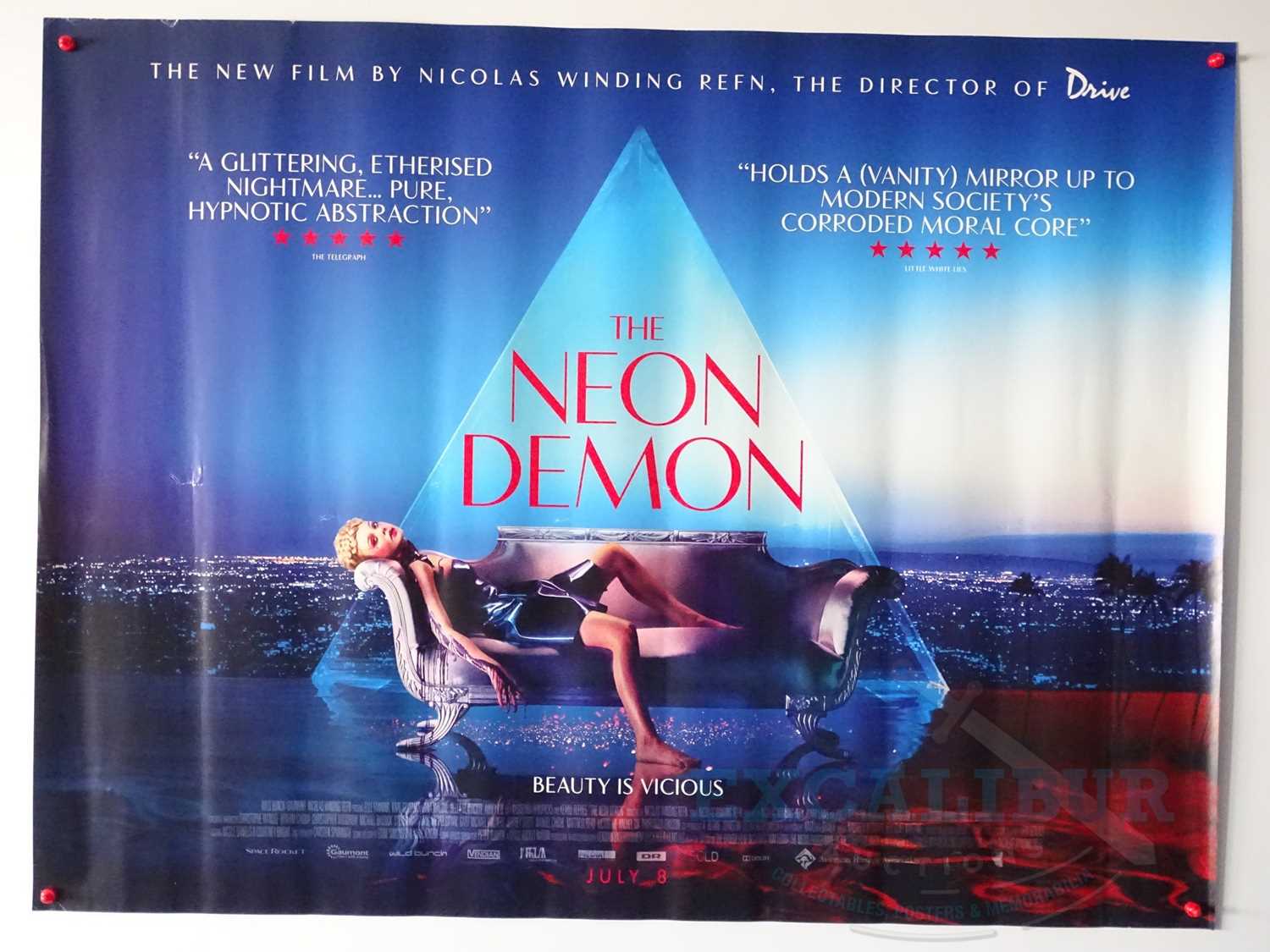 THE NEON DEMON (2016) - A pair of advance style UK quad film posters - rolled (2 in lot)