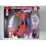 MARVEL - A Marvel Milestones Magneto Statue with an interchangeable head - only 1000 made - in