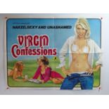 VIRGIN CONFESSIONS (1977) - A UK quad film poster - folded (1 in lot)