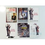 JAMES BOND - A group of James Bond press material comprising a VIEW TO A KILL (1985) press kit ;