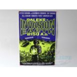 DALEKS - INVASION EARTH : 2150 AD (1966) - A later release UK one sheet film poster - folded (1 in