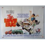 WALT DISNEY : HERBIE - THE LOVE BUG (1968) - A 1979 re-release UK quad film poster - folded (1 in