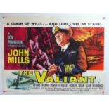 THE VALIANT (1962) - A UK quad film poster - folded (1 in lot)