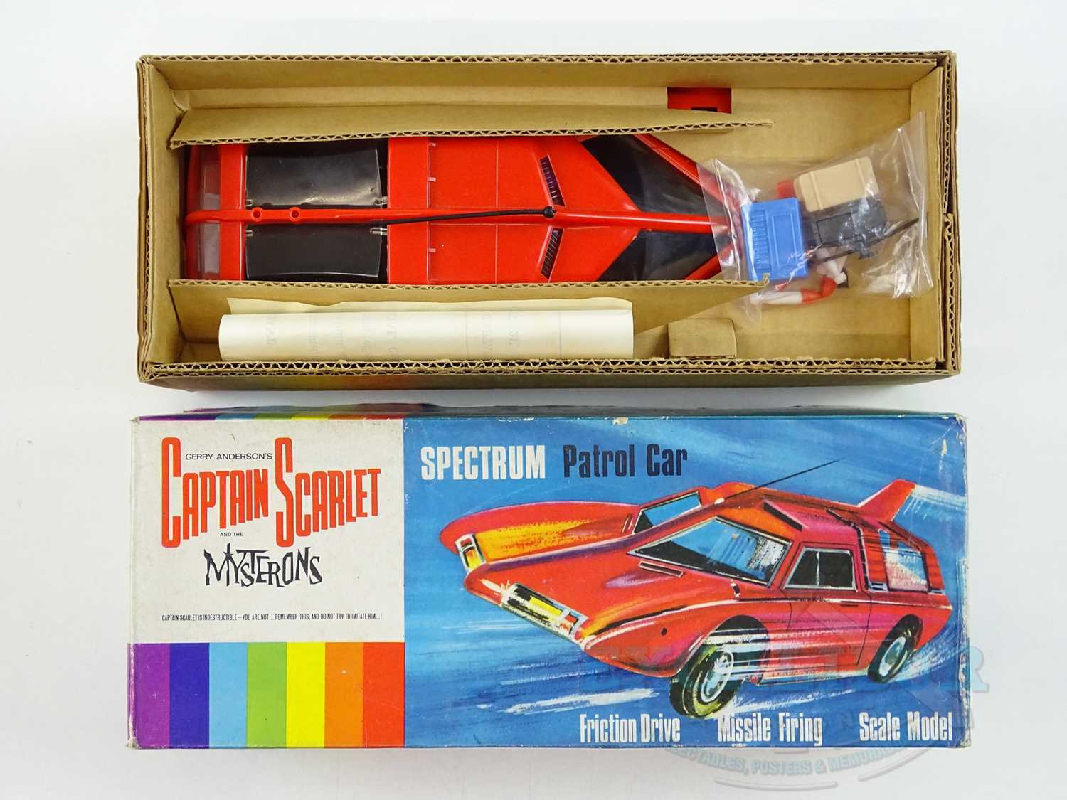 A CENTURY 21 TOYS Gerry Anderson 'Captain Scarlet' friction driven Spectrum Patrol Car in original - Image 3 of 18