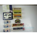 A group of diecast vans, buses etc. by LLEDO DAYS GONE - including several sets - G/VG in G boxes (