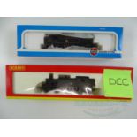 A pair of OO gauge Prairie steam tank locomotives by HORNBY (vendor advises DCC fitted) and AIRFIX -