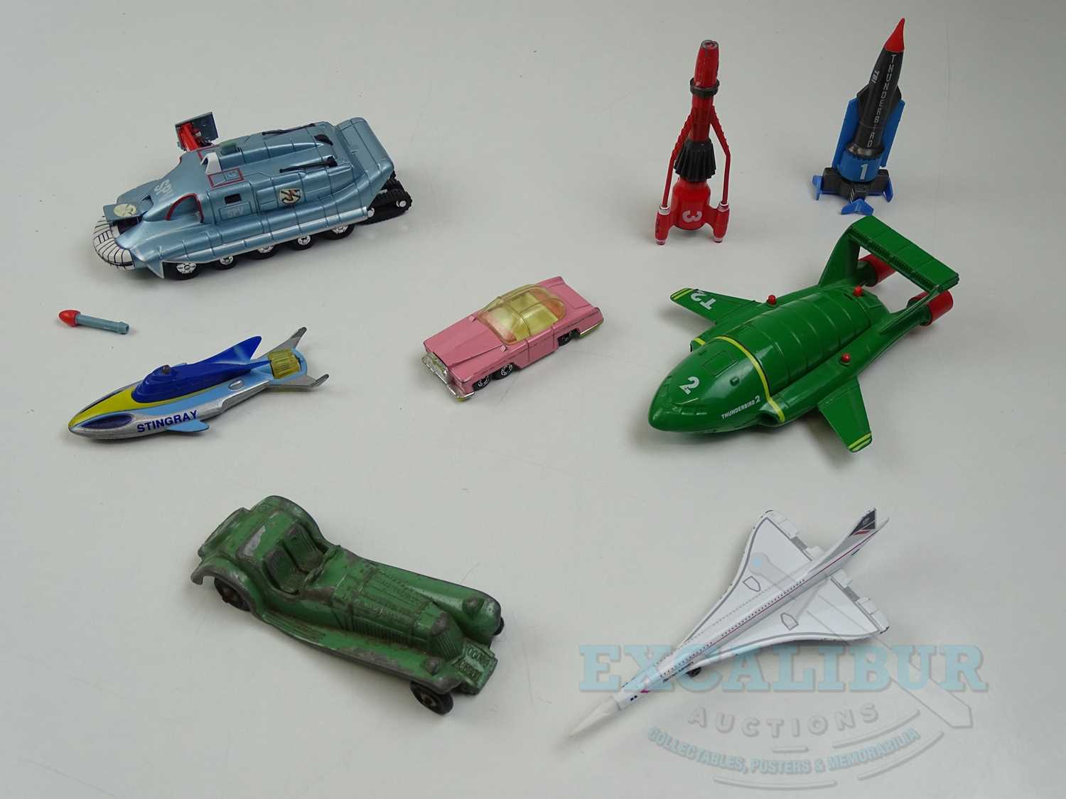 A small group of mainly GERRY ANDERSON related diecast toys by MATCHBOX and others - F/G (