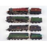 A group of TRI-ANG OO gauge steam locomotives all in BR liveries - F (unboxed) (4)