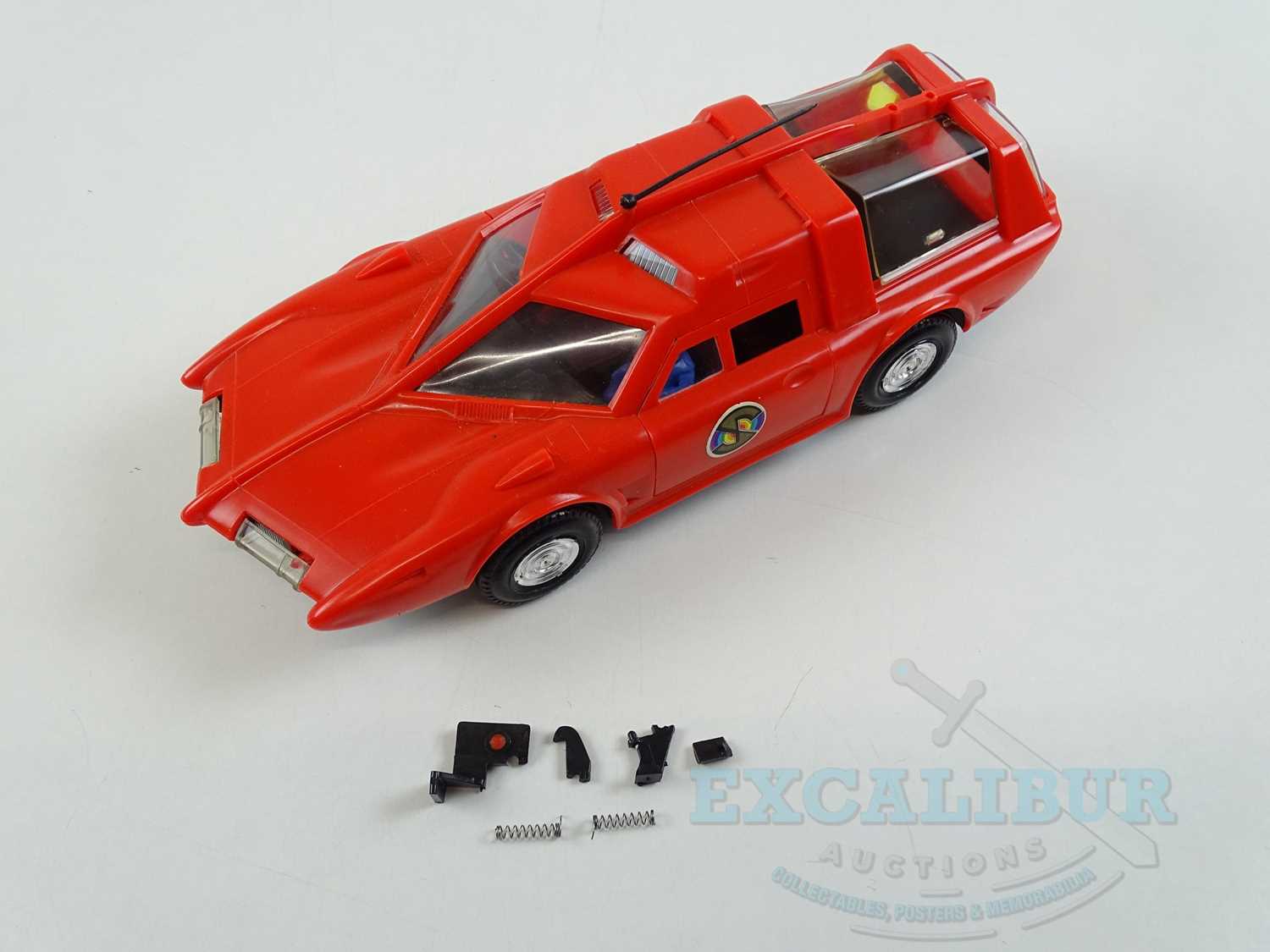 A CENTURY 21 TOYS Gerry Anderson 'Captain Scarlet' friction driven Spectrum Patrol Car in original - Image 9 of 18