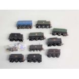 A large quantity of OO gauge miscellaneous tenders by various manufacturers (some motorised) F/VG (