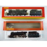 A pair of HORNBY OO gauge steam locomotives comprising a Black Five in LMS livery (part boxed) and a