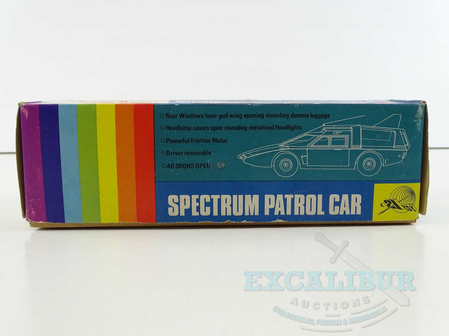 A CENTURY 21 TOYS Gerry Anderson 'Captain Scarlet' friction driven Spectrum Patrol Car in original - Image 14 of 18