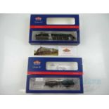 A pair of BACHMANN OO gauge steam locos comprising a Class 3F in BR black and a Class A4 'Bittern'