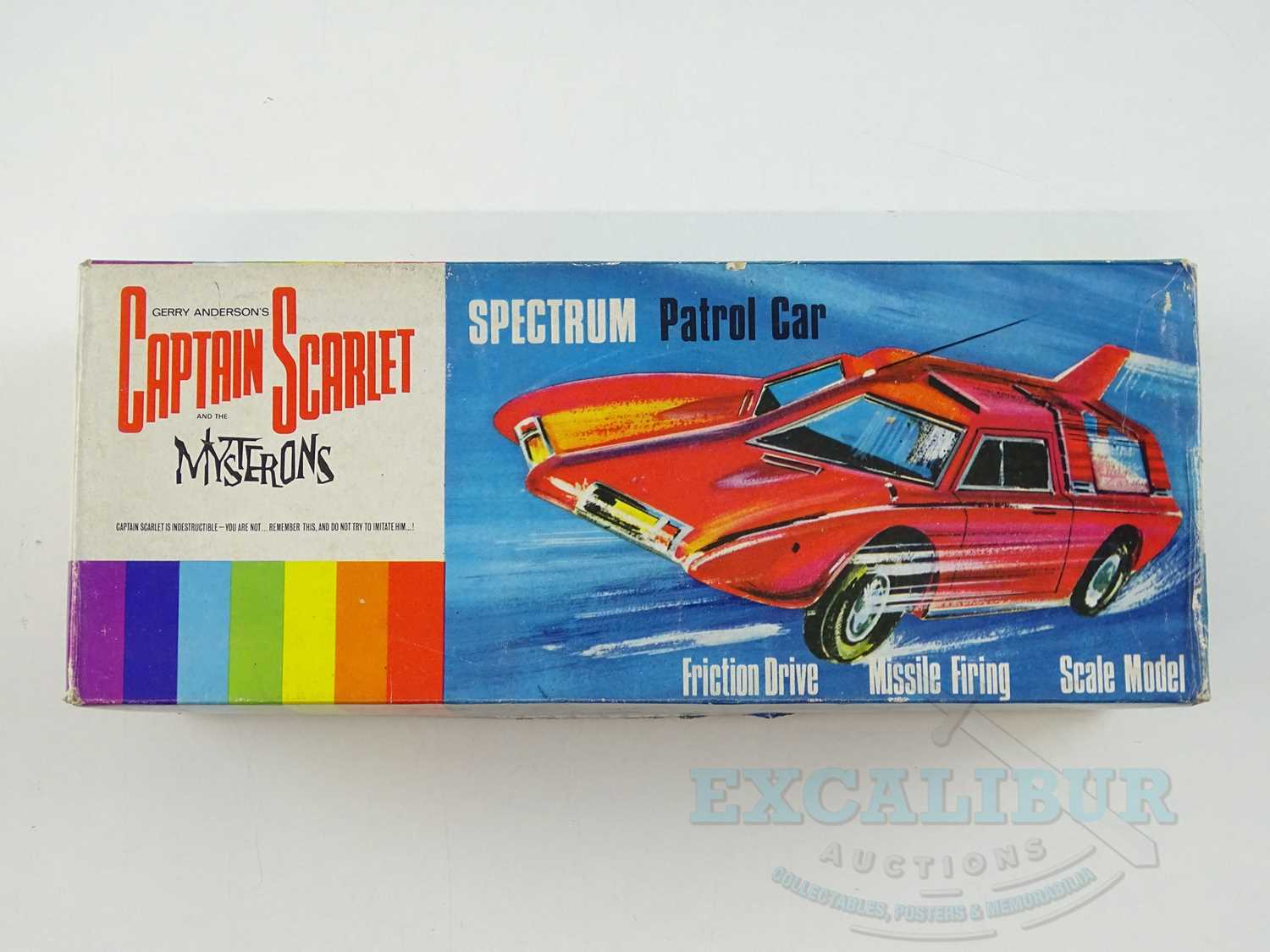 A CENTURY 21 TOYS Gerry Anderson 'Captain Scarlet' friction driven Spectrum Patrol Car in original - Image 2 of 18