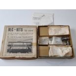 A BEC-KITS white metal OO gauge LCCE1 Class tram car kit - unbuilt and appears complete - VG in F/