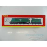 A HORNBY OO gauge R2220 Battle of Britain Class steam loco '92 Squadron' in BR malachite green