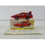 A DINKY 103 Gerry Anderson's 'Captain Scarlet' Spectrum Patrol Car in metallic red complete with