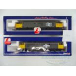A pair of LIMA OO gauge diesel locos comprising Classes 31 and 37 both in Railfreight livery (vendor