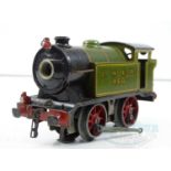 A HORNBY SERIES O gauge 20V 3-rail M3 0-4-0 tank locomotive in LNER green numbered 460, later fitted