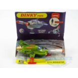 A DINKY 351 Gerry Anderson's 'UFO' Interceptor in metallic green with missile, pictorial card box