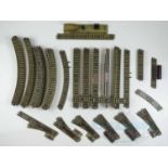 A large quantity of HORNBY DUBLO OO gauge 3-rail track including various points - G (unboxed) (Q)