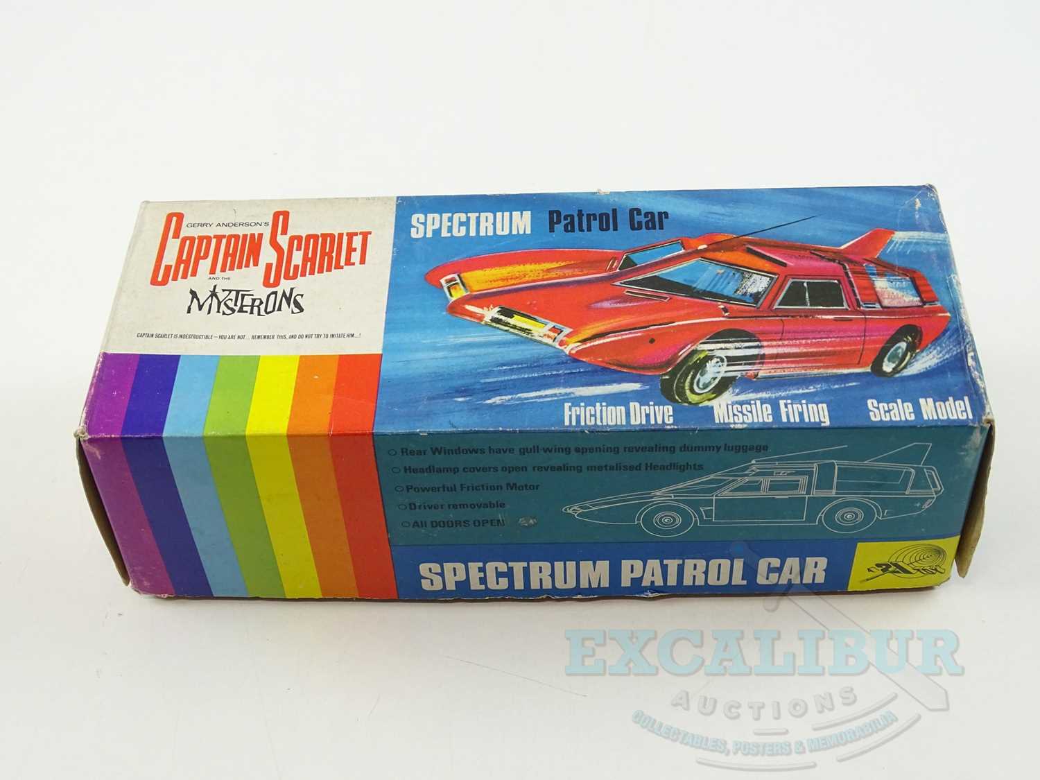 A CENTURY 21 TOYS Gerry Anderson 'Captain Scarlet' friction driven Spectrum Patrol Car in original - Image 18 of 18