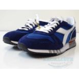 DIADORA - Titan Trainers - Blue/White - UK 7 / US 7.5 - New / Unused / Boxed