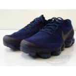 NIKE - Air Vapourmax Flyknit Trainers - College navy/Dark grey - UK 7 / US8 - New /Unused / Boxed