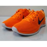 NIKE - Flyknit Lunar1+ Trainers - Total orange/Game royal/White - UK 7.5 / US 8.5 - New / Unused /