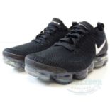 NIKE - Air Vapourmax Flyknit 2 Trainers - Black/White/Dark Grey - UK 7.5 / US 10 - New / Unused /