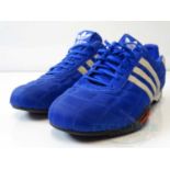 ADIDAS - Tuscany NYL Trainers - Blue/White/Col red - UK 7 / US 7.5 - New / Unused / Boxed