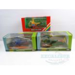 A group of BRITAINS diecast helicopter models comprising 9511, 9611 and 9761 - VG in G/VG boxes (3)