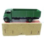 A DINKY SUPERTOYS 511 Guy 4-Ton Lorry, 1st Style Cab - in mid green with black chassis in early