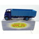 A DINKY 911 Guy 4-Ton Lorry, 2nd Style Cab - in light / mid blue - G in G box with export label