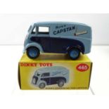 A DINKY 465 Morris Commercial Van 'Capstan' - G/VG but base/ rear axle bent in G box