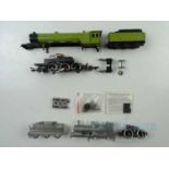 A pair of OO gauge kitbuilt steam locomotives (partly built) for spares or repair - F/G (2)