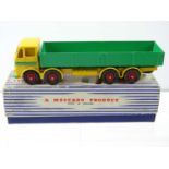 A DINKY Supertoys 934 Leyland Octopus Wagon, yellow cab & chassis with green bed & red hubs, G/VG (