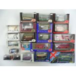 A group of mostly 1:76 scale diecast buses, lorries and vans by EFE and others - VG in G boxes (21)