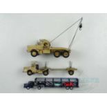 A group of French diecast lorries by DINKY and NOREV including Berliet and Unic examples - F/G
