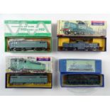 A group of HORNBY ACHO HO gauge French outline and electric locomotives - G in G boxes where