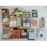 A group of N gauge accessories mostly in original packets - G/VG in F/G packets (Q)