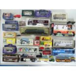 A large quantity of mixed diecast by VANGUARDS, CORGI and others - G/VG in F/G boxes where boxed (